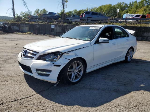 WDDGF8AB4DR245158 - 2013 MERCEDES-BENZ C300 300 4MATIC WHITE photo 1