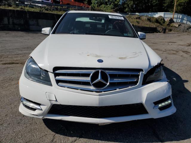 WDDGF8AB4DR245158 - 2013 MERCEDES-BENZ C300 300 4MATIC WHITE photo 5