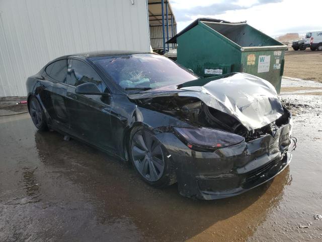 5YJSA1E62NF459967 - 2022 TESLA MODEL S BLACK photo 4