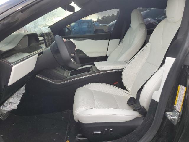 5YJSA1E62NF459967 - 2022 TESLA MODEL S შავი ფოტო 7