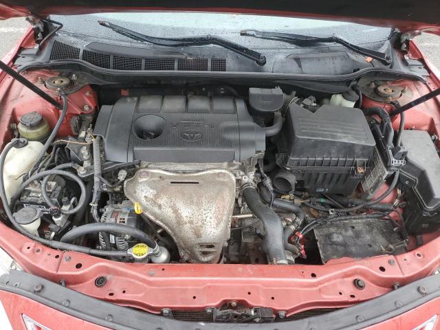 4T1BF3EK5BU610938 - 2011 TOYOTA CAMRY BASE RED photo 11