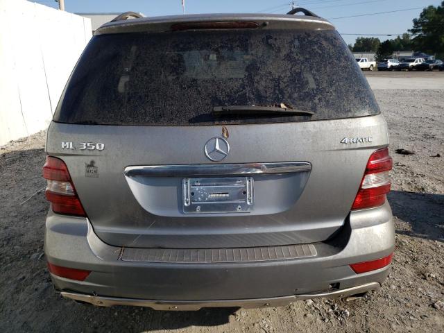 4JGBB8GB2BA629700 - 2011 MERCEDES-BENZ ML 350 4MATIC GRAY photo 6