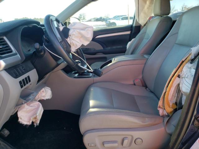 5TDKKRFH8ES021560 - 2014 TOYOTA HIGHLANDER XLE ლურჯი ფოტო 7