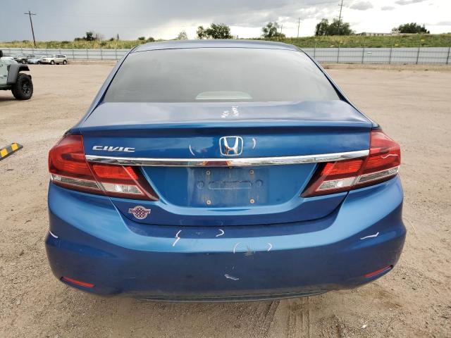 19XFB2F55DE044883 - 2013 HONDA CIVIC LX BLUE photo 6