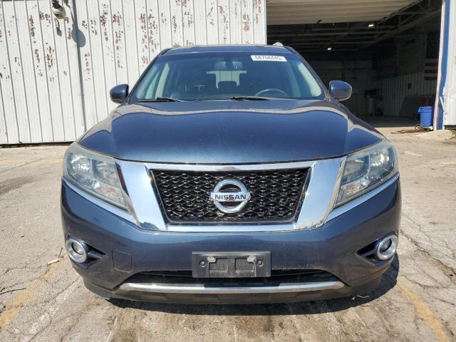 5N1AR2MM6EC602633 - 2014 NISSAN PATHFINDER S BLUE photo 5