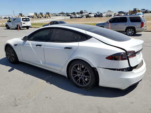 5YJSA1E57NF465156 - 2022 TESLA MODEL S თეთრი ფოტო 2