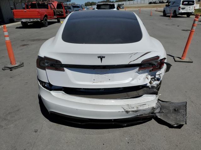 5YJSA1E57NF465156 - 2022 TESLA MODEL S თეთრი ფოტო 6
