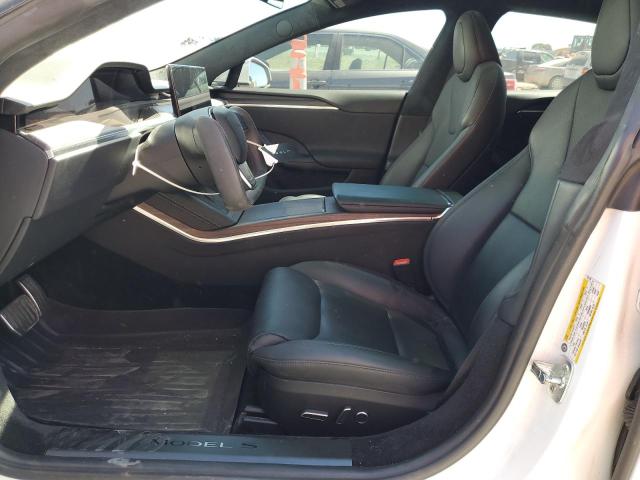 5YJSA1E57NF465156 - 2022 TESLA MODEL S თეთრი ფოტო 7