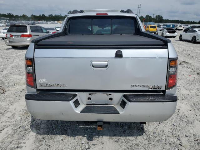 2HJYK16588H502134 - 2008 HONDA RIDGELINE RTL SILVER photo 6