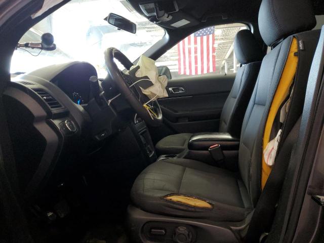 1FM5K8AR4HGE01240 - 2017 FORD EXPLORER POLICE INTERCEPTOR GRAY photo 7