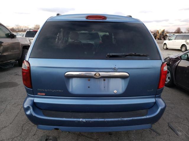 2A4GP44R87R340713 - 2007 CHRYSLER TOWN & COU LX BLUE photo 6