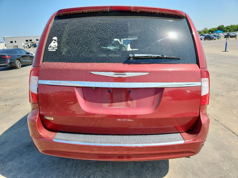 2C4RC1BG9GR282461 - 2016 CHRYSLER TOWN & COU TOURING BURGUNDY photo 6