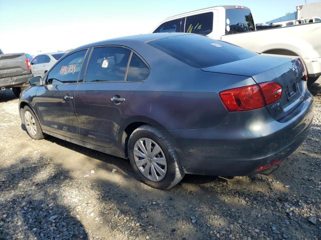3VW1K7AJ2EM435666 - 2014 VOLKSWAGEN JETTA BASE 灰色 照片 2
