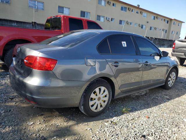 3VW1K7AJ2EM435666 - 2014 VOLKSWAGEN JETTA BASE 灰色 照片 3