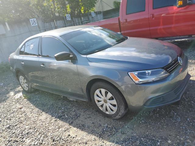 3VW1K7AJ2EM435666 - 2014 VOLKSWAGEN JETTA BASE 灰色 照片 4