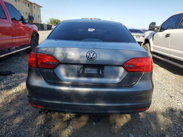 3VW1K7AJ2EM435666 - 2014 VOLKSWAGEN JETTA BASE 灰色 照片 6