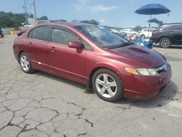 1HGFA16537L013190 - 2007 HONDA CIVIC LX RED photo 4