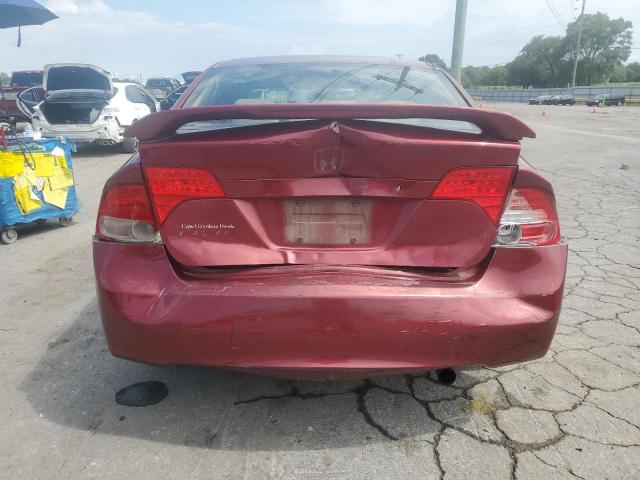 1HGFA16537L013190 - 2007 HONDA CIVIC LX RED photo 6