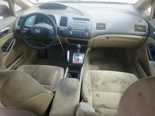 1HGFA16537L013190 - 2007 HONDA CIVIC LX RED photo 8