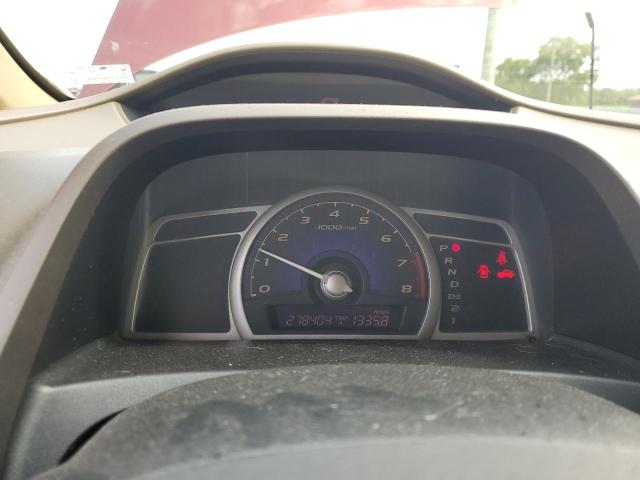 1HGFA16537L013190 - 2007 HONDA CIVIC LX RED photo 9