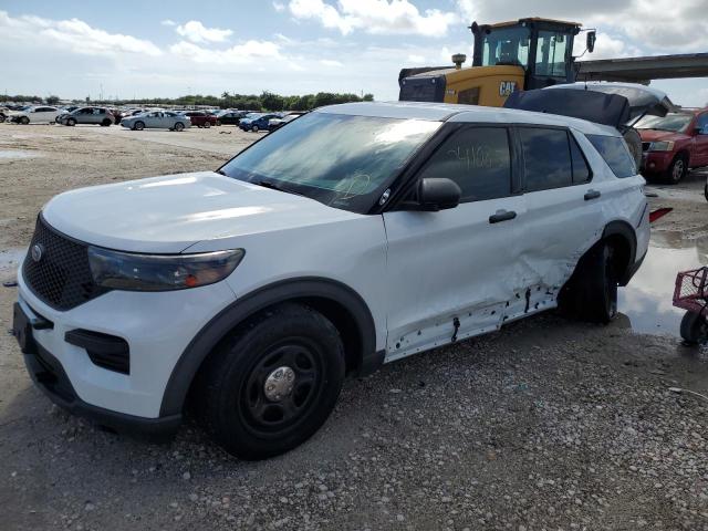 1FM5K8AB2LGA20076 - 2020 FORD EXPLORER POLICE INTERCEPTOR 白色 照片 1