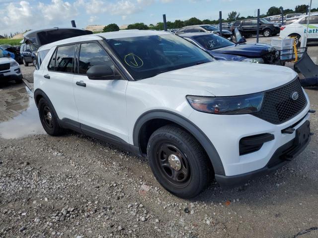 1FM5K8AB2LGA20076 - 2020 FORD EXPLORER POLICE INTERCEPTOR 白色 照片 4