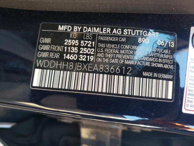 WDDHH8JBXEA836612 - 2014 MERCEDES-BENZ E 350 4MATIC WAGON BLUE photo 12