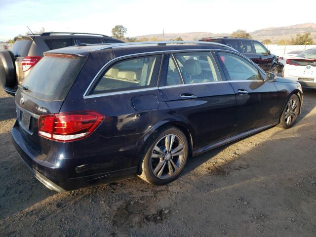 WDDHH8JBXEA836612 - 2014 MERCEDES-BENZ E 350 4MATIC WAGON BLUE photo 3