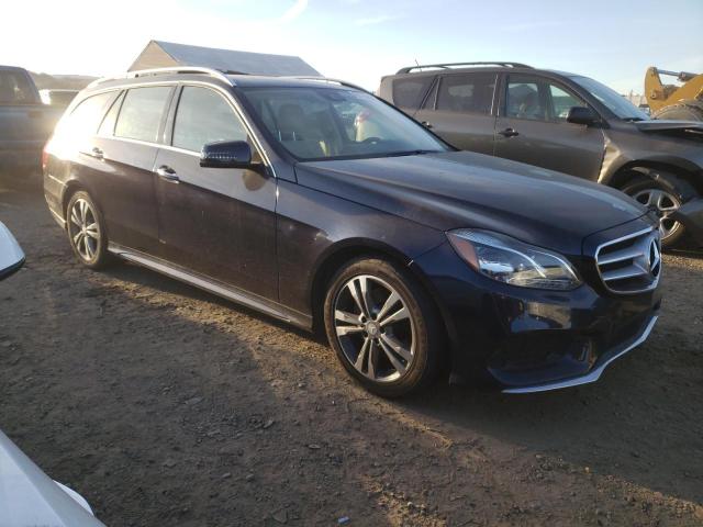 WDDHH8JBXEA836612 - 2014 MERCEDES-BENZ E 350 4MATIC WAGON BLUE photo 4