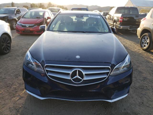 WDDHH8JBXEA836612 - 2014 MERCEDES-BENZ E 350 4MATIC WAGON BLUE photo 5