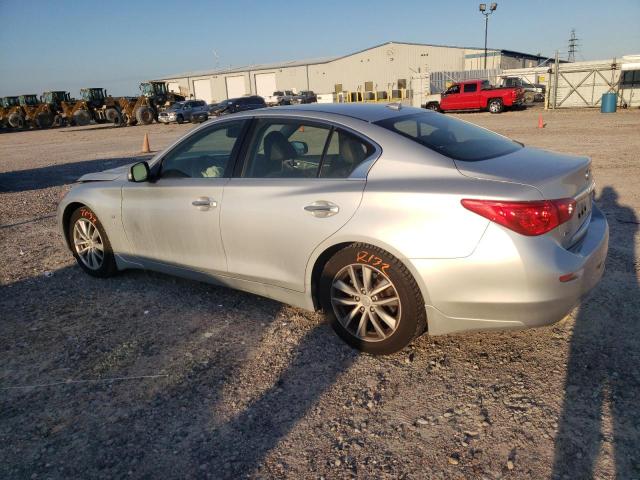 JN1BV7AR4EM701143 - 2014 INFINITI Q50 BASE SILVER photo 2