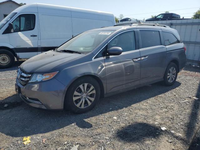 5FNRL5H6XEB020950 - 2014 HONDA ODYSSEY EXL GRAY photo 1