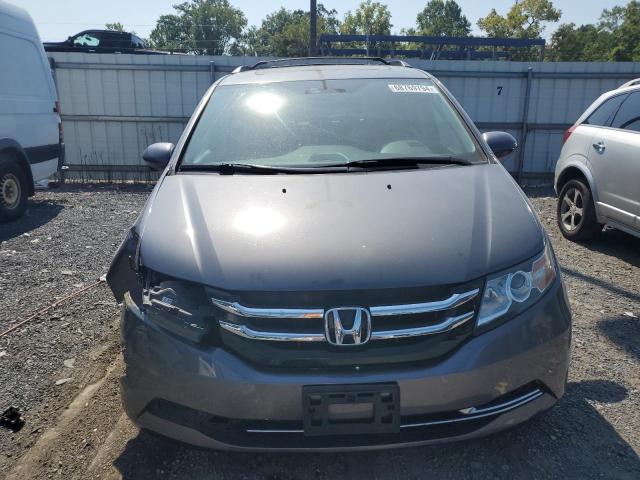 5FNRL5H6XEB020950 - 2014 HONDA ODYSSEY EXL GRAY photo 5