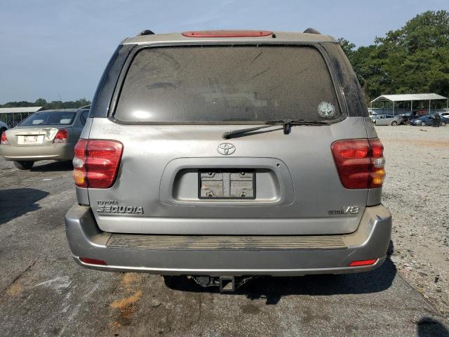 5TDZT38A13S144784 - 2003 TOYOTA SEQUOIA LIMITED SILVER photo 6