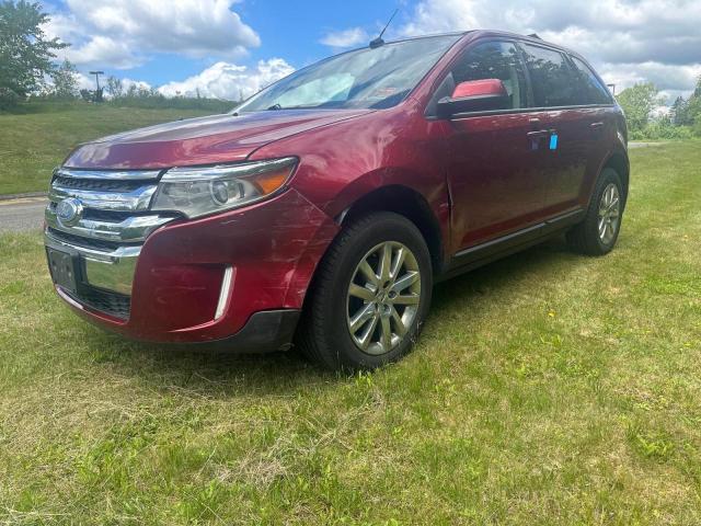 2FMDK4JC9DBB48658 - 2013 FORD EDGE SEL BURGUNDY photo 2