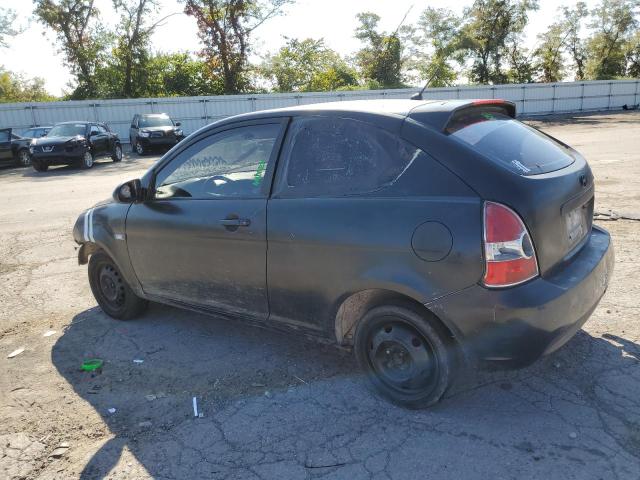 KMHCM36C78U064847 - 2008 HYUNDAI ACCENT GS BLACK photo 2