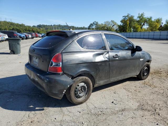 KMHCM36C78U064847 - 2008 HYUNDAI ACCENT GS BLACK photo 3