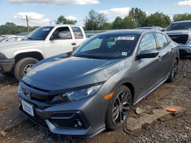 SHHFK7H48MU416808 - 2021 HONDA CIVIC SPORT GRAY photo 1