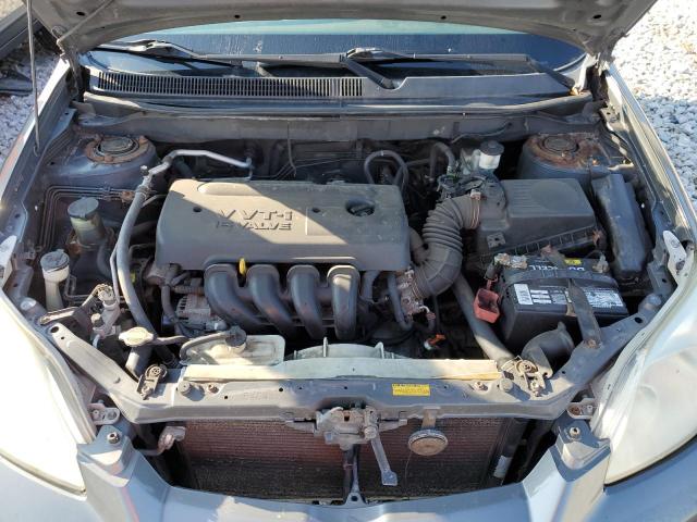 2T1KR32E35C487765 - 2005 TOYOTA COROLLA MA XR GRAY photo 11
