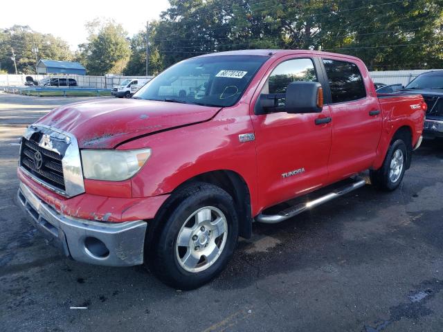 5TBEV54198S481620 - 2008 TOYOTA TUNDRA CREWMAX RED photo 1