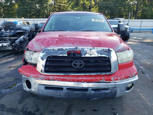 5TBEV54198S481620 - 2008 TOYOTA TUNDRA CREWMAX RED photo 5