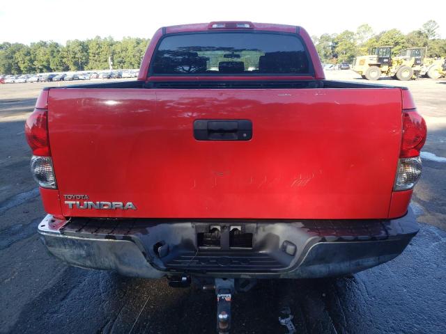 5TBEV54198S481620 - 2008 TOYOTA TUNDRA CREWMAX RED photo 6