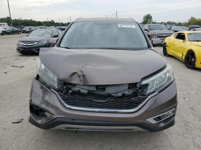 2HKRM4H70FH656182 - 2015 HONDA CR-V EXL GRAY photo 5