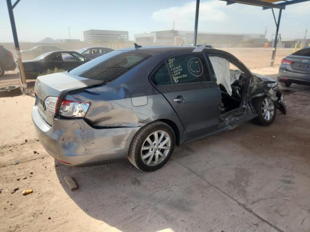 3VWDP7AJ4CM357807 - 2012 VOLKSWAGEN JETTA SE Gris foto 3