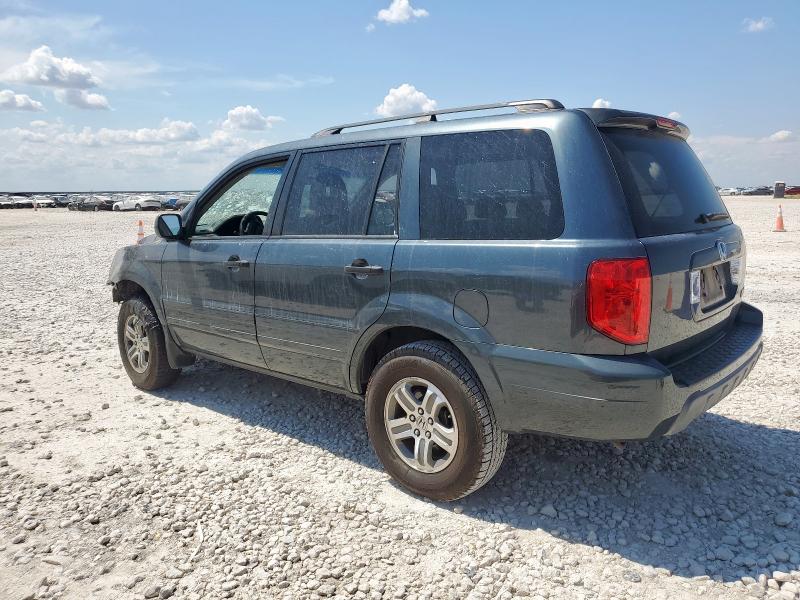 5FNYF18565B004571 - 2005 HONDA PILOT EXL GRAY photo 2