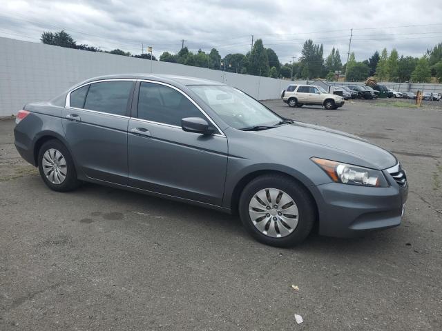 1HGCP2F34BA144784 - 2011 HONDA ACCORD LX GRAY photo 4