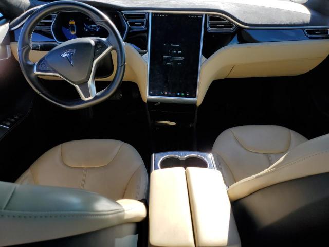 5YJSA1E2XFF110490 - 2015 TESLA MODEL S Կապույտ լուսանկար 8