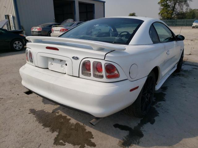 1FAFP42X0WF238711 - 1998 FORD MUSTANG GT WHITE photo 4