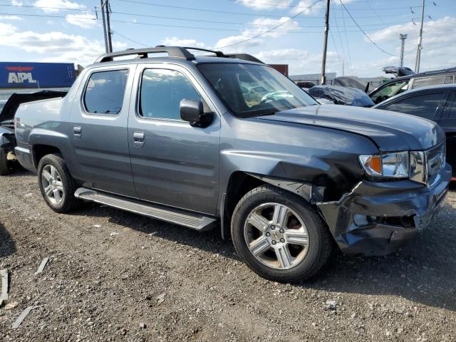 5FPYK1F51BB452508 - 2011 HONDA RIDGELINE RTL GRAY photo 4