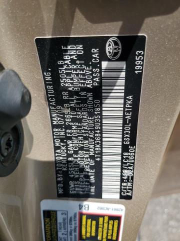 4T1BK36B49U351850 - 2009 TOYOTA AVALON XL ოქროსფერი ფოტო 13